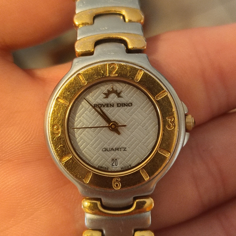 Roven Dino Forza Gold and Silver Quartz Watch